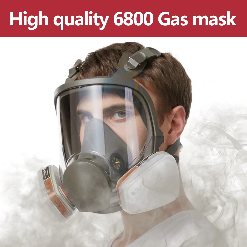 6800 Anti-Fog Gas Mask Industr - Dust Mask Construction recension och pris