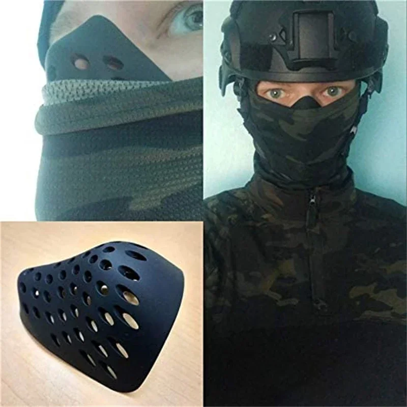 HalloweenHalf Face Shell Nose  - Silicone Mask Bracket recension och pris